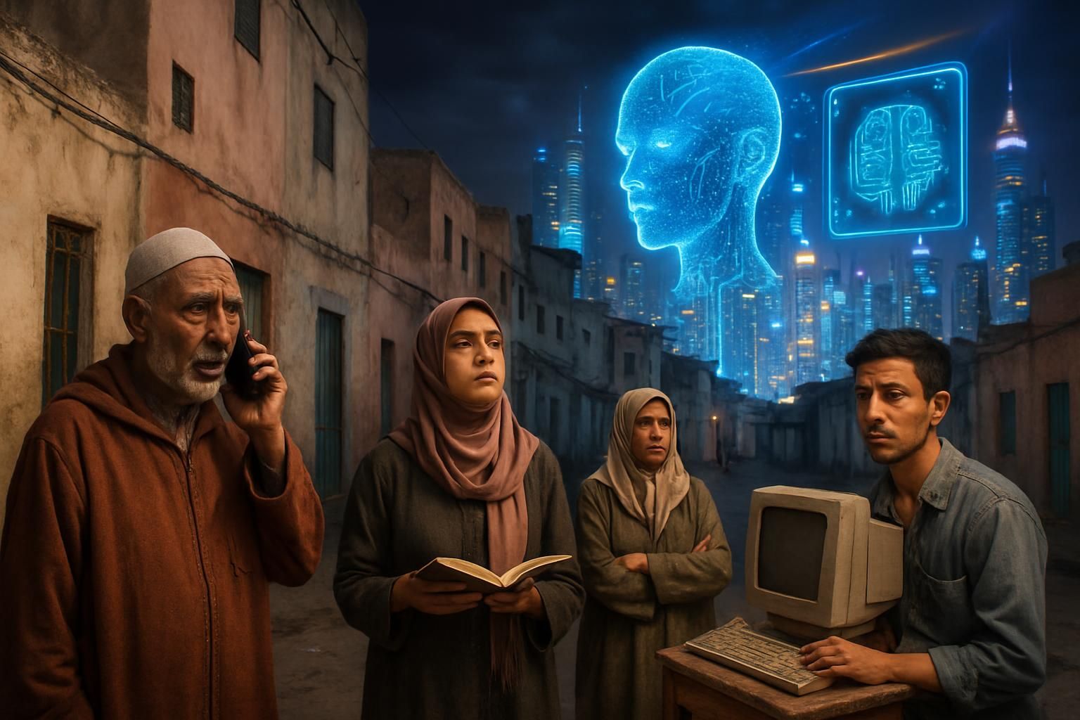 découvrez comment l'adoption limitée de l'intelligence artificielle au maroc contribue à creuser le fossé numérique mondial et les défis liés à cette technologie dans le pays.