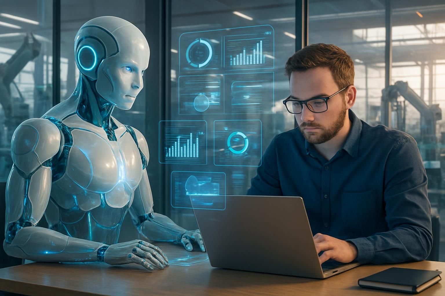 découvrez comment l'intelligence artificielle transforme la productivité et explorez si nous assistons à une révolution industrielle sans précédent.