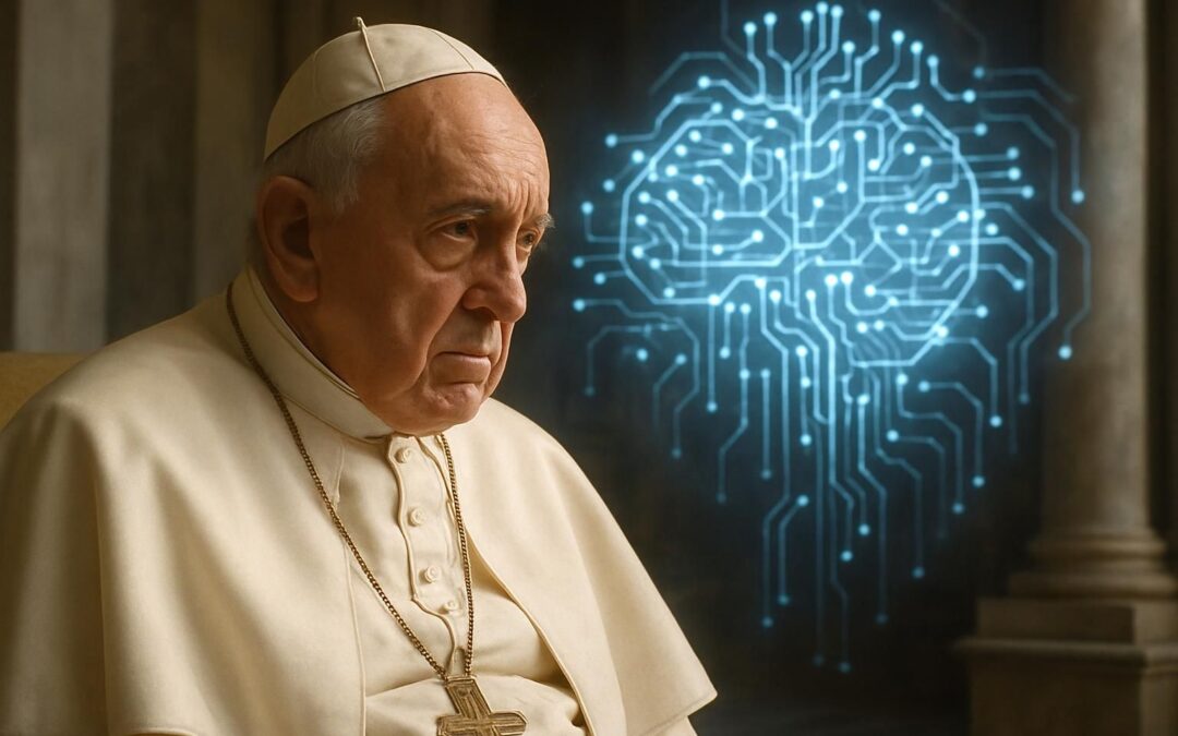 Intelligence artificielle : le pape met en garde contre les risques de cette « puissance invisible » aux impacts colossaux