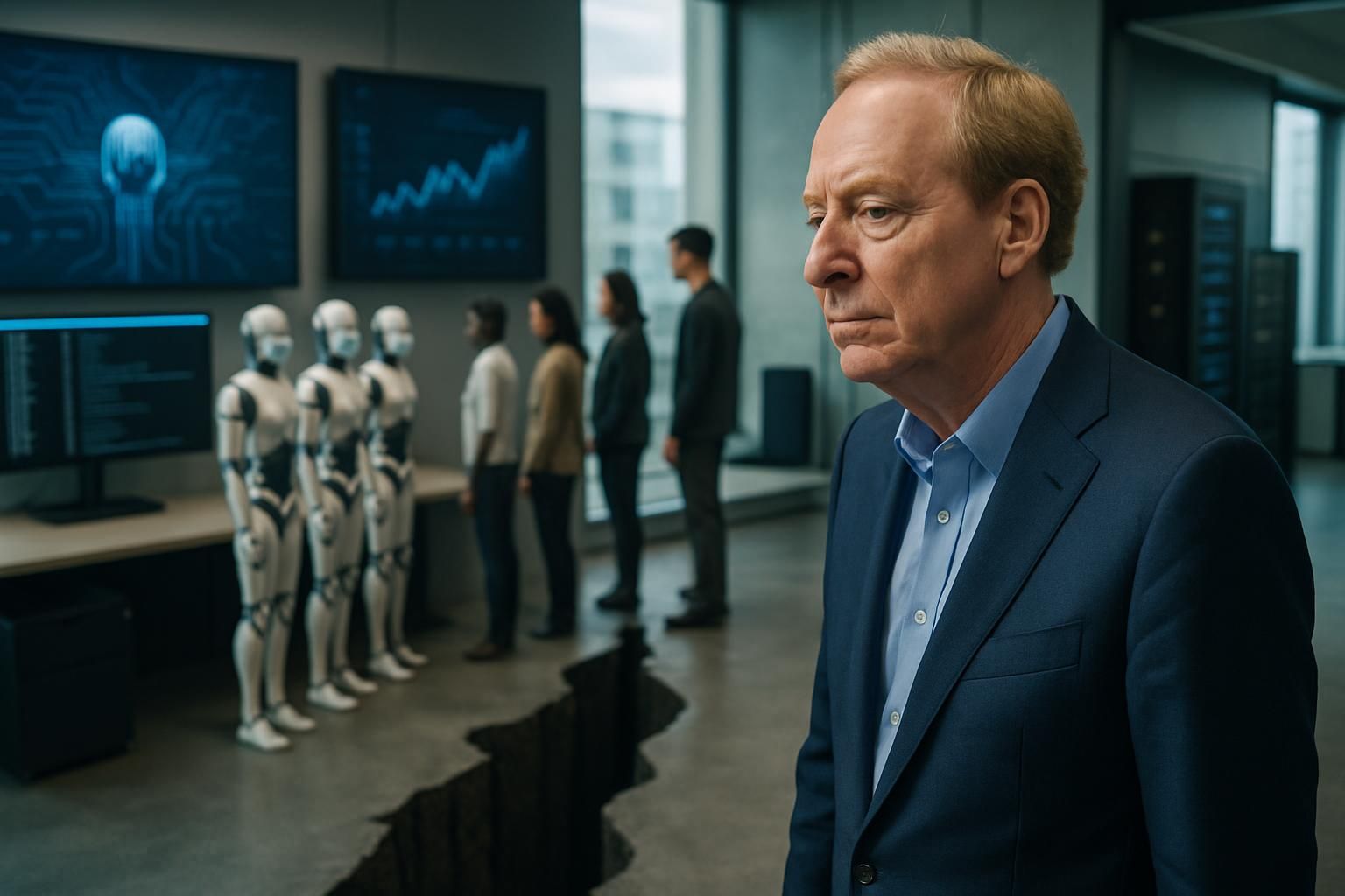 découvrez l’avertissement de brad smith de microsoft sur l’effet « accordéon » et les risques d’un élargissement du fossé numérique lié à l’intelligence artificielle.