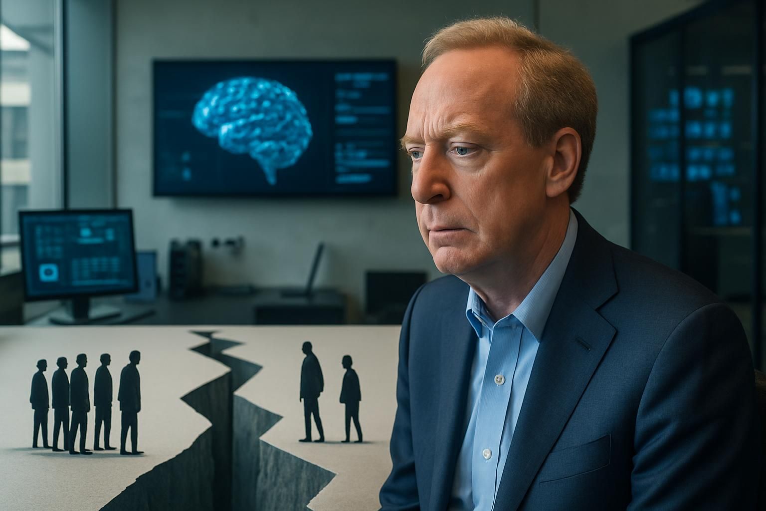 L’effet « accordéon » : Brad Smith de Microsoft met en garde contre l’élargissement du fossé de l’IA