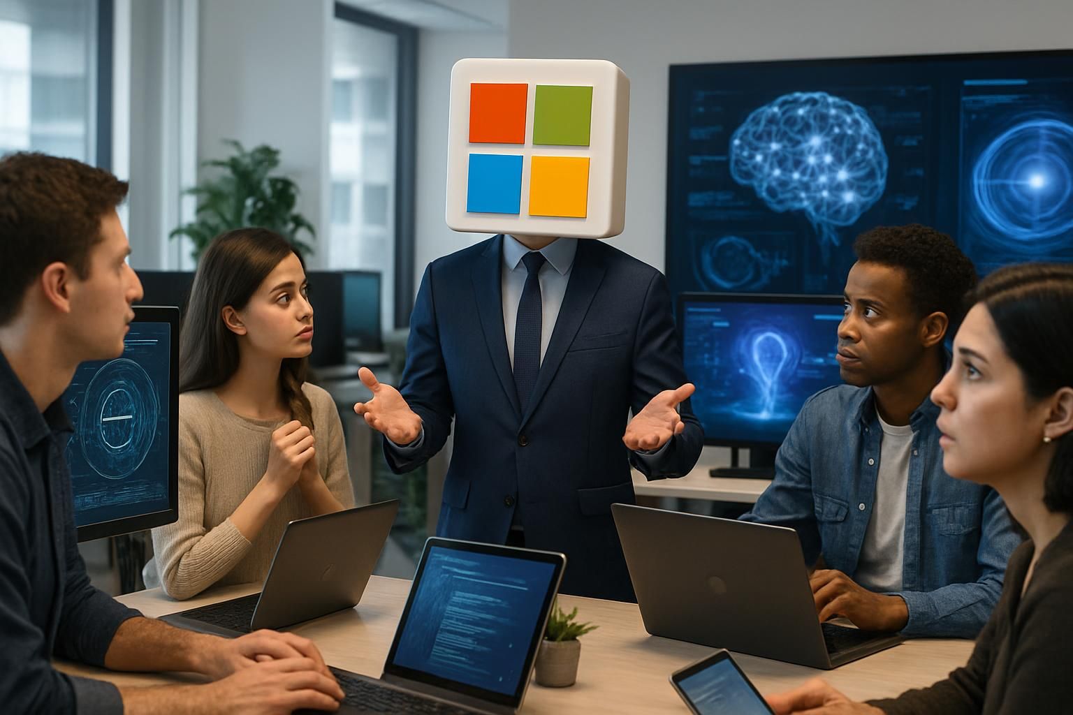 Microsoft implore ses utilisateurs d’adopter son IA pour esquiver la bulle technologique