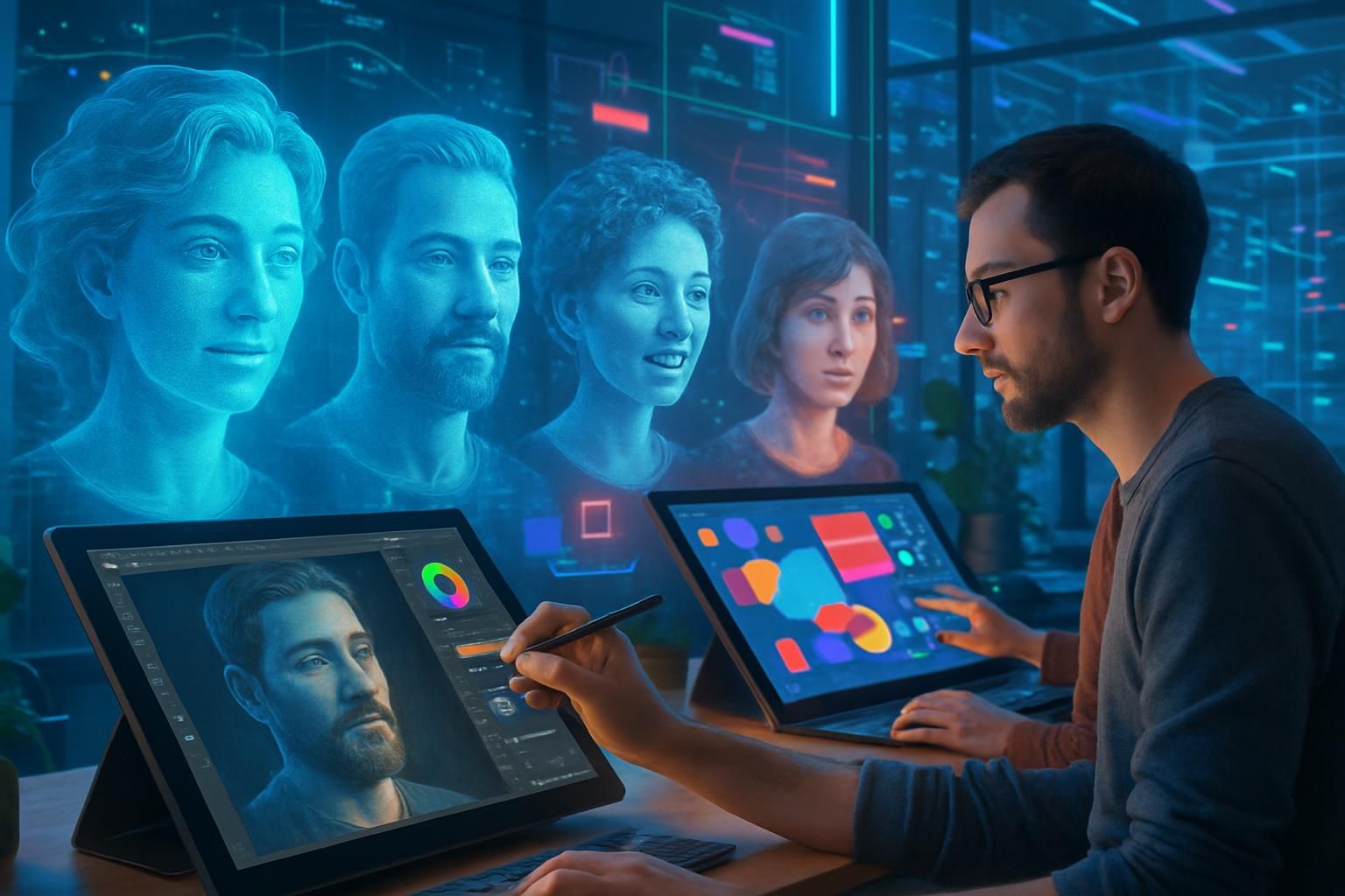 Quand l’IA redessine les métiers : des visages virtuels aux créateurs graphiques, la révolution des emplois en marche