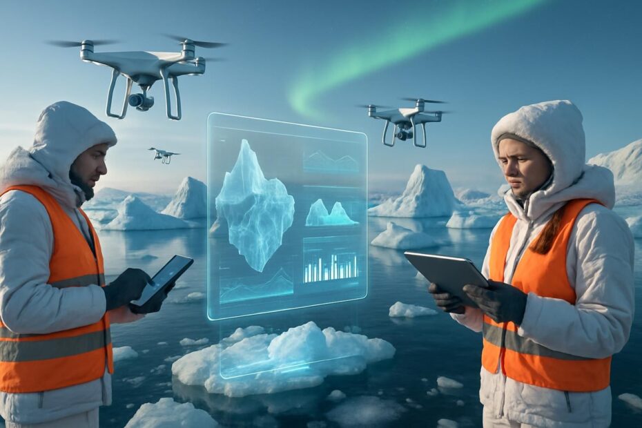 découvrez comment l'intelligence artificielle transforme la surveillance des icebergs, permettant aux scientifiques de mieux prédire leurs déplacements et d'améliorer la sécurité maritime.