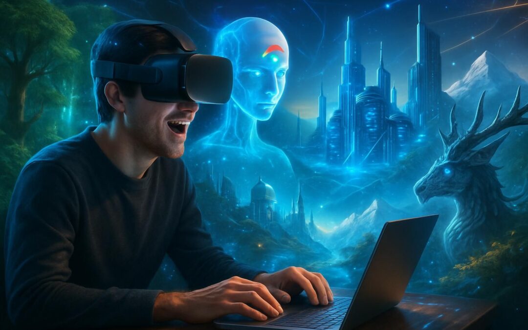 Découvrez l’IA de Google qui crée en un instant des mondes de jeu uniques à partir de vos mots !