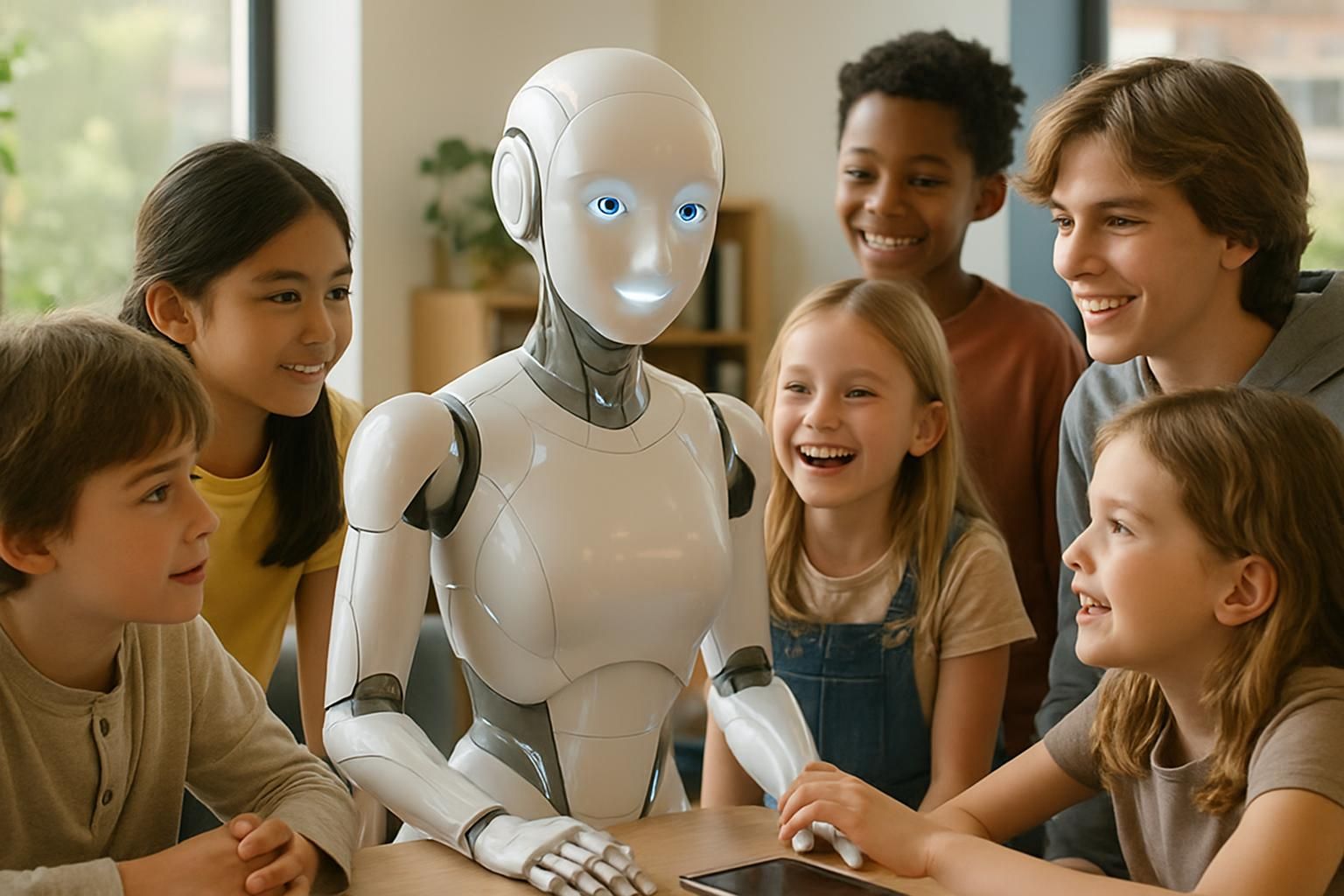 explorez comment les enfants et les adolescents grandissent avec l'ia, découvrant les opportunités et les défis d'une amie artificielle dans leur développement quotidien.