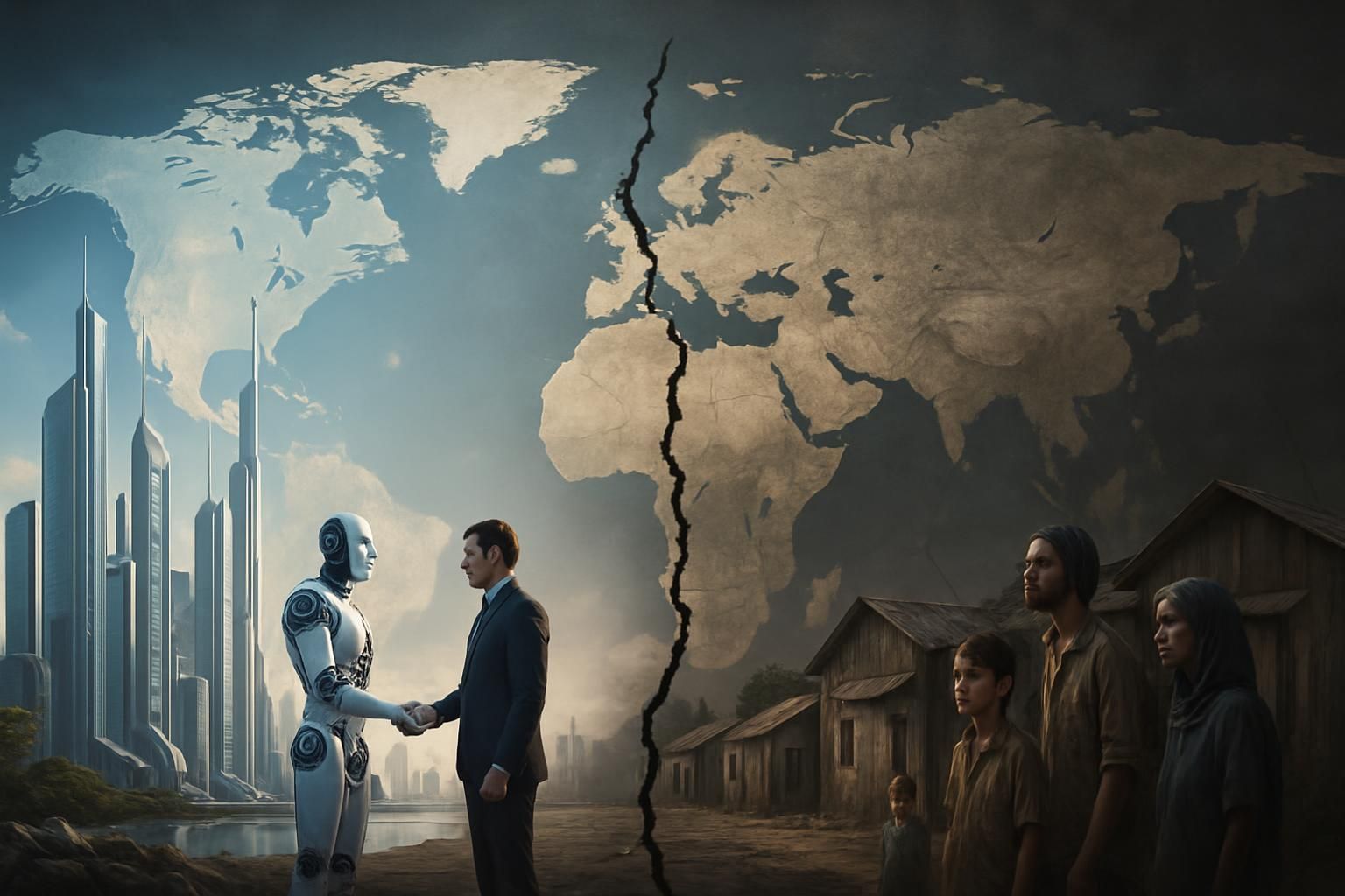 découvrez comment l'absence de régulations strictes en intelligence artificielle pourrait creuser les inégalités entre les pays et accentuer le fossé technologique mondial.