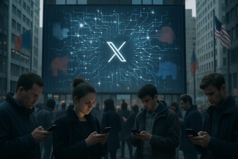analyse des impacts politiques de l'algorithme de filtrage de x (anciennement twitter) sur la diffusion de l'information, la liberté d'expression et le débat public.