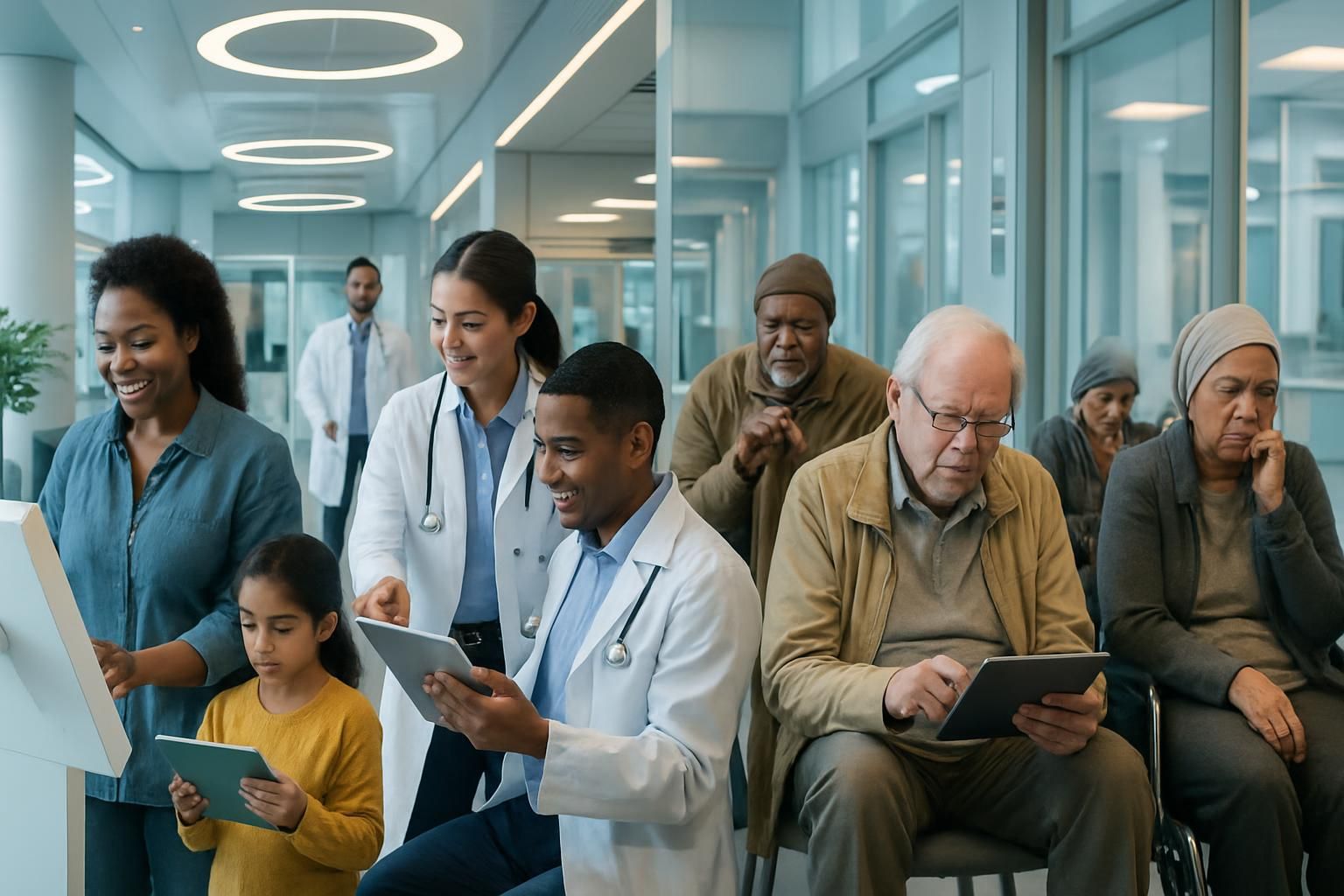 découvrez comment l'intelligence artificielle transforme la santé publique, en améliorant l'accès universel aux soins tout en soulevant des défis liés à l'exclusion numérique.