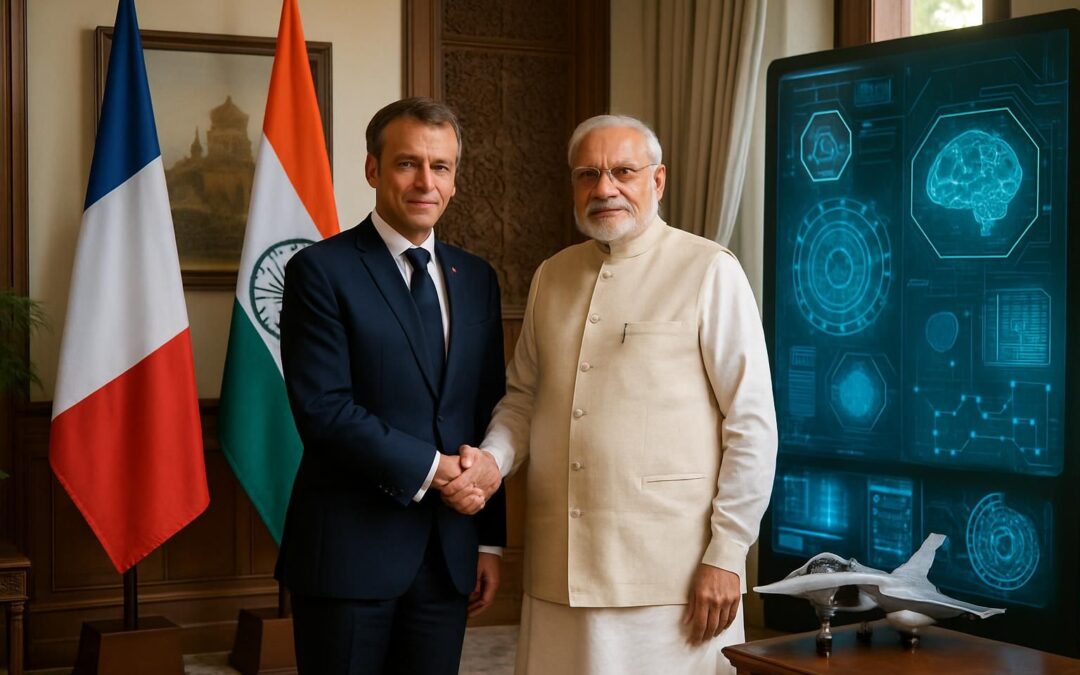 Macron en Inde : entre renforcement des ventes de Rafale et collaboration sur l’intelligence artificielle avec Modi