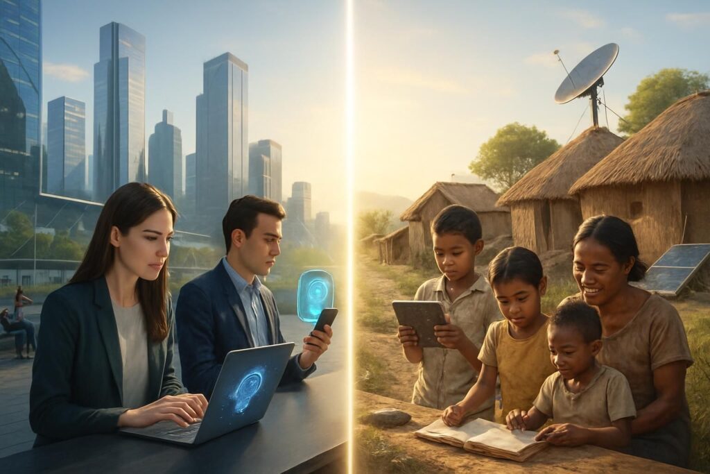 microsoft annonce un investissement de 50 milliards de dollars d'ici 2030 pour développer l'intelligence artificielle dans les pays du sud, visant à réduire la fracture numérique et favoriser l'inclusion technologique.