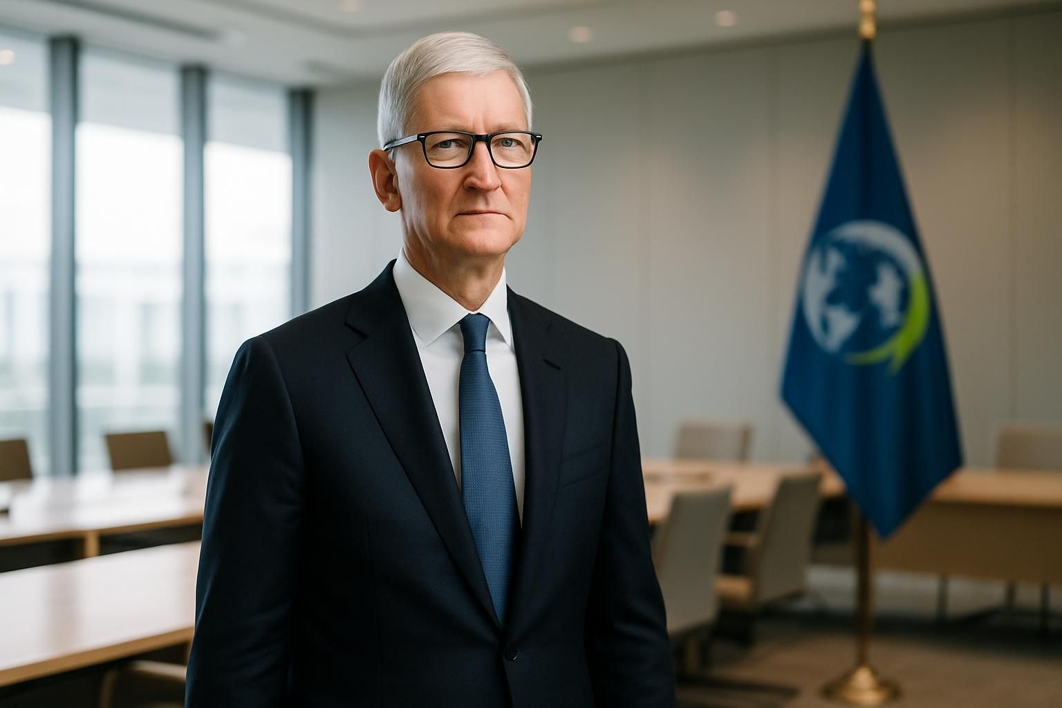 tim cook, pdg d'apple, plaide pour une résolution mondiale de la fiscalité des multinationales à travers l'ocde, afin de garantir une imposition équitable et transparente.