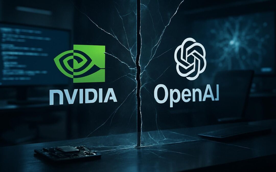 nvidia met fin à sa collaboration avec openai, plongeant le secteur de l'intelligence artificielle dans une onde de choc et soulevant des questions sur l'avenir de l'innovation technologique.