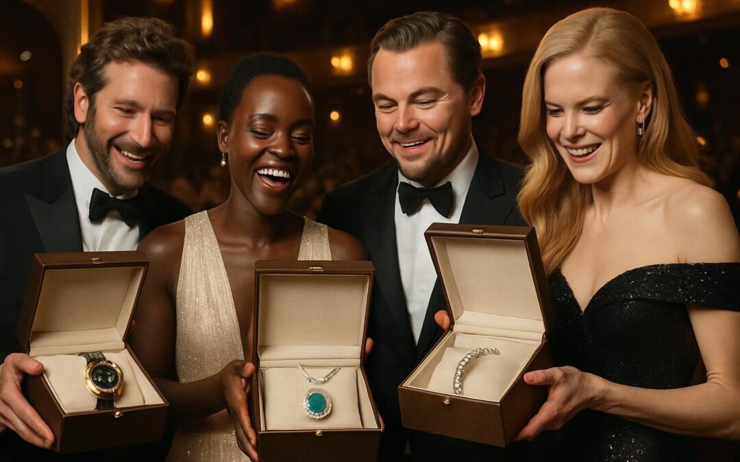 découvrez comment les nommés aux oscars ont été récompensés avec un somptueux coffret-cadeau d'une valeur exceptionnelle de plus de 300 000 euros, célébrant leur talent et leur succès.
