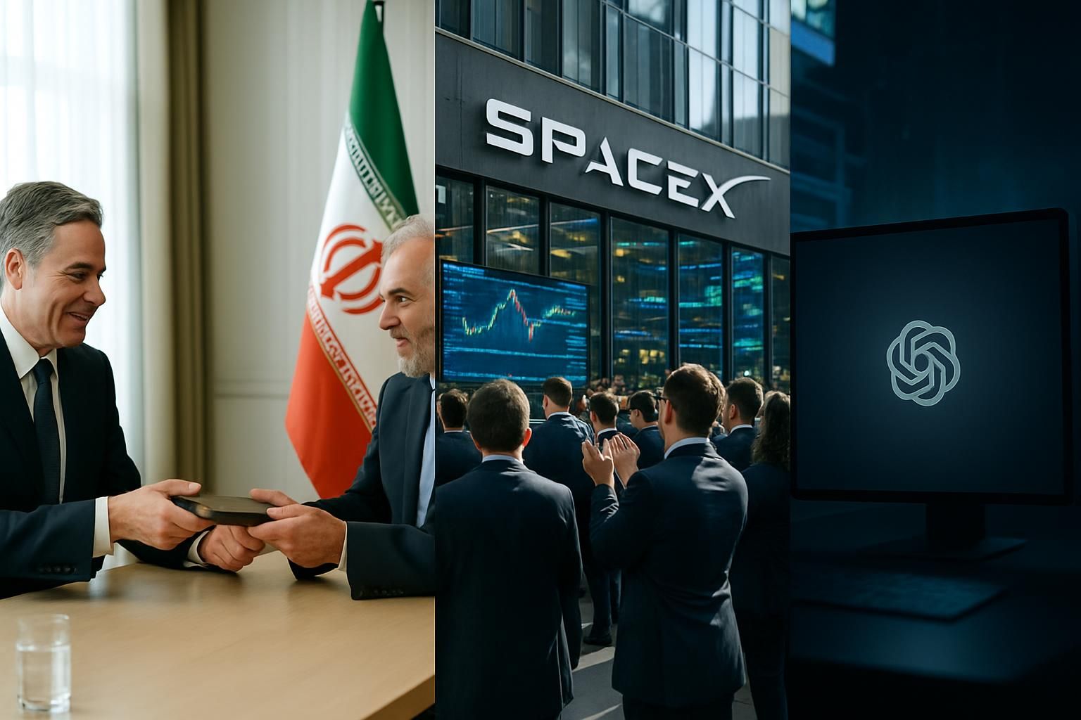 découvrez les points clés de l'actualité : l'offre américaine à l'iran, l'entrée en bourse de spacex, et la fin de l'ia vidéo d'openai expliquées simplement.