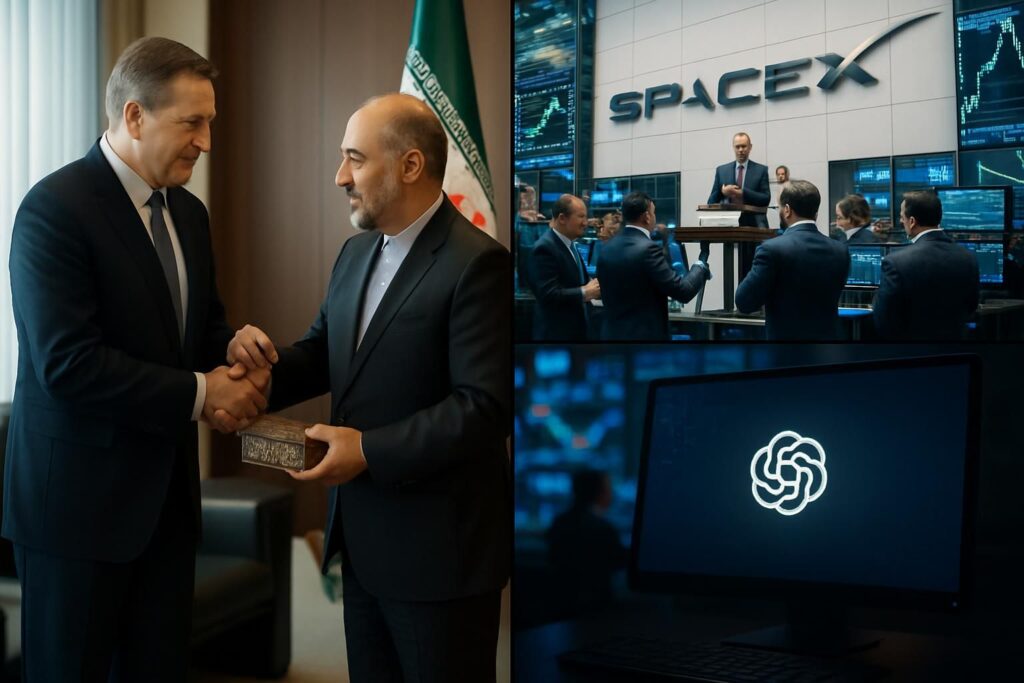 découvrez les dernières actualités : l'offre américaine à l'iran, l'entrée en bourse de spacex et la fin de l'ia vidéo d'openai. les points essentiels à retenir pour rester informé.