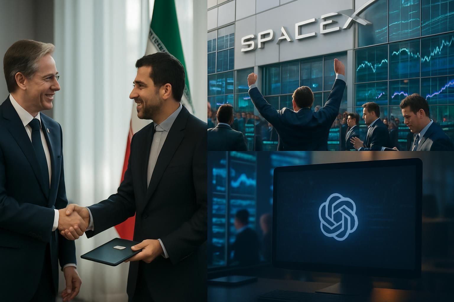 découvrez les points essentiels de l'actualité : l'offre américaine à l'iran, l'entrée en bourse imminente de spacex, et la fin de l'ia vidéo d'openai.