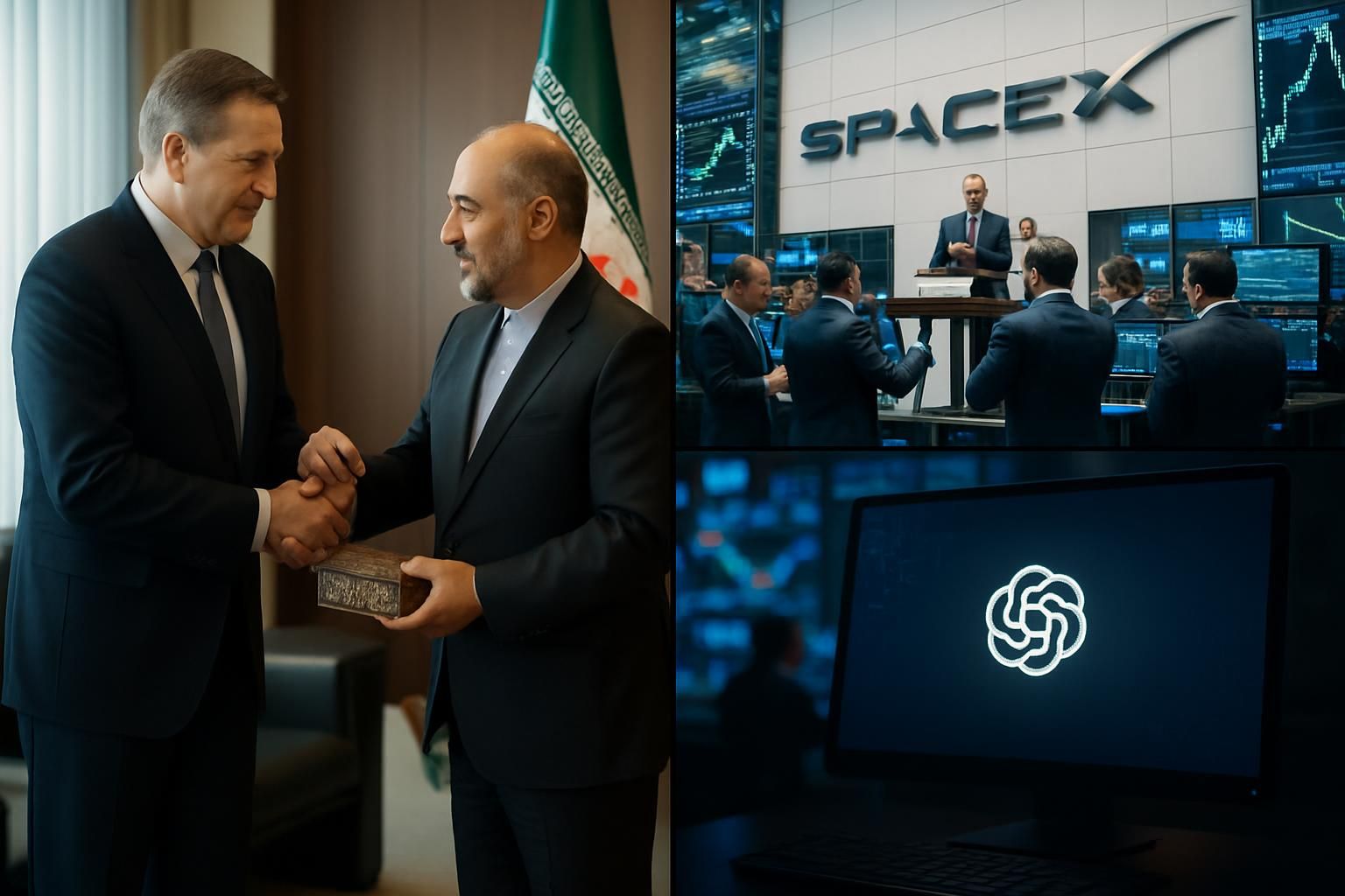 Offre américaine à l’Iran, l’entrée en Bourse de SpaceX, et la fin de l’IA vidéo d’OpenAI : les points clés à retenir