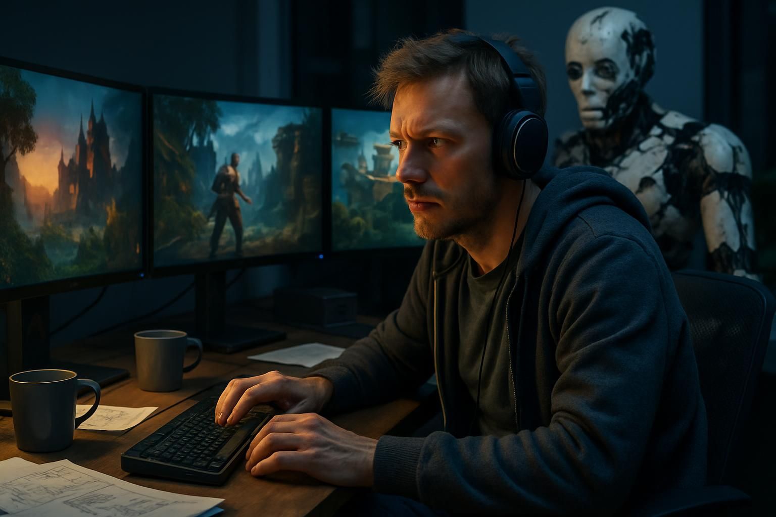 découvrez l'histoire inspirante d'un développeur allemand qui surmonte l'échec d'un outil d'ia pour réussir dans l'univers du jeu vidéo.