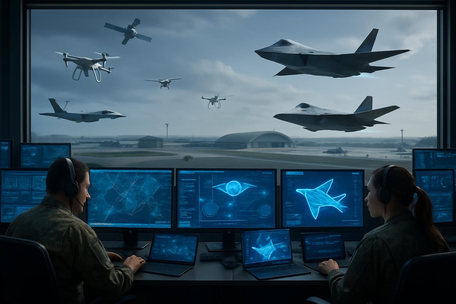 découvrez comment l'intelligence artificielle révolutionne les lignes de défense en optimisant le rythme opérationnel de l'armée de l'air et de l'espace pour une efficacité renforcée.