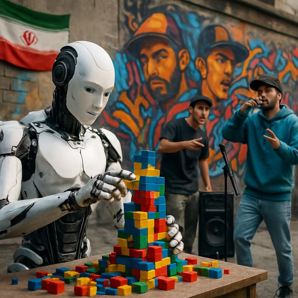 découvrez comment l'iran utilise l'intelligence artificielle, les lego et le rap comme stratégies innovantes pour faire face aux défis posés par trump et nétanyahou.
