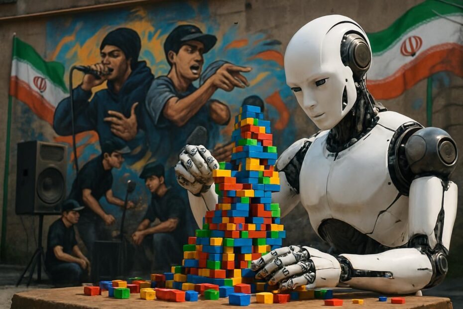 découvrez comment l'iran utilise l'ia, les lego et le rap comme stratégies innovantes pour répondre aux défis politiques posés par trump et nétanyahou.