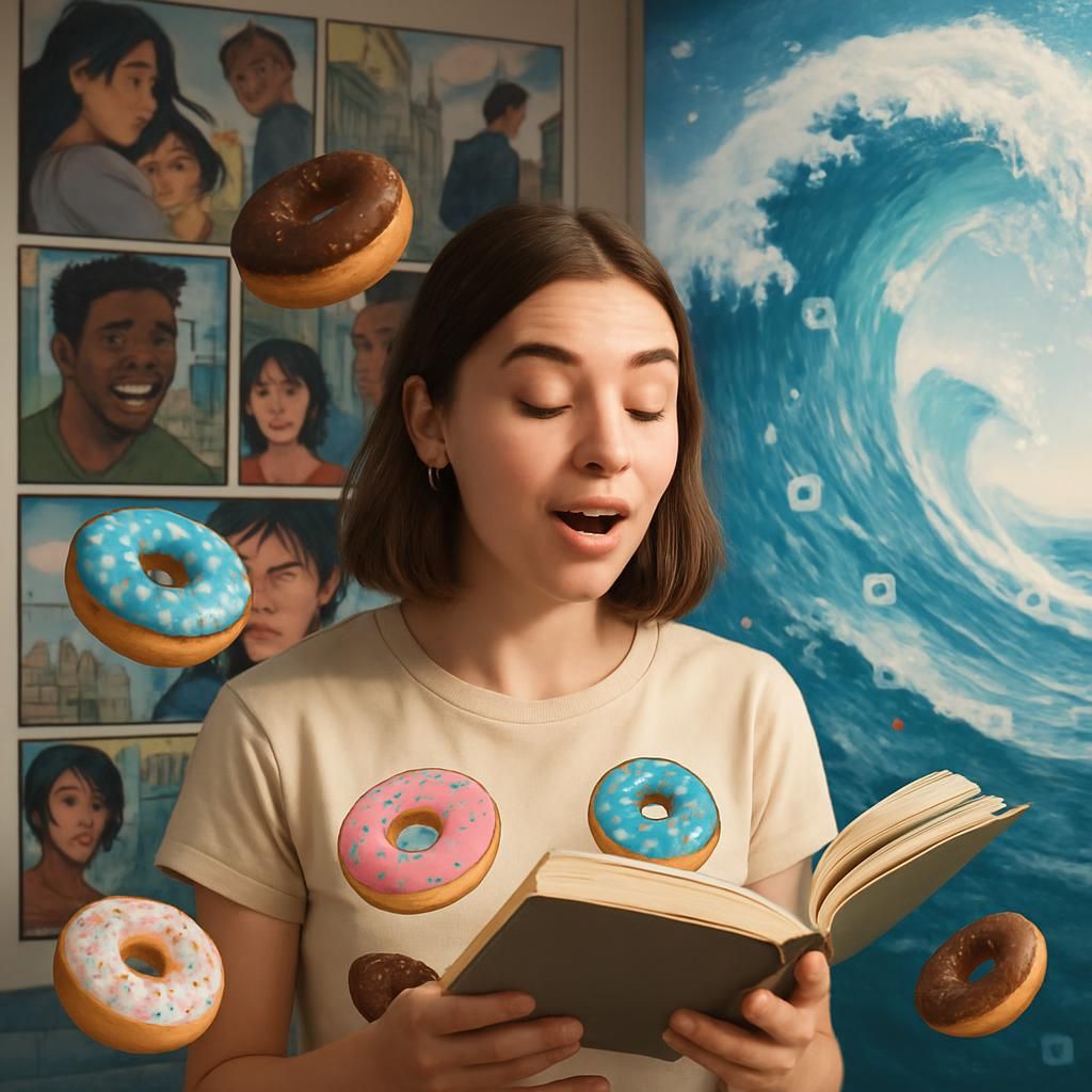 découvrez «donut girl», une bd captivante, explorez «le reste du monde» et plongez dans la dernière vague qui transforme les réseaux sociaux dans le monde de la littérature.