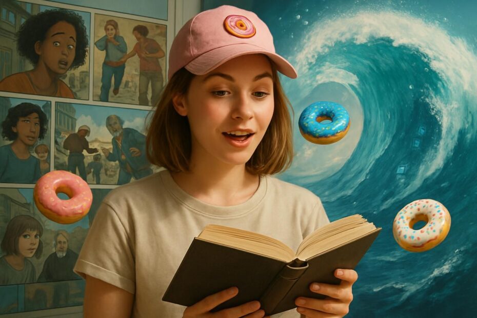 découvrez «donut girl», une bd captivante, explorez «le reste du monde» et plongez dans la dernière vague qui transforme les réseaux sociaux.