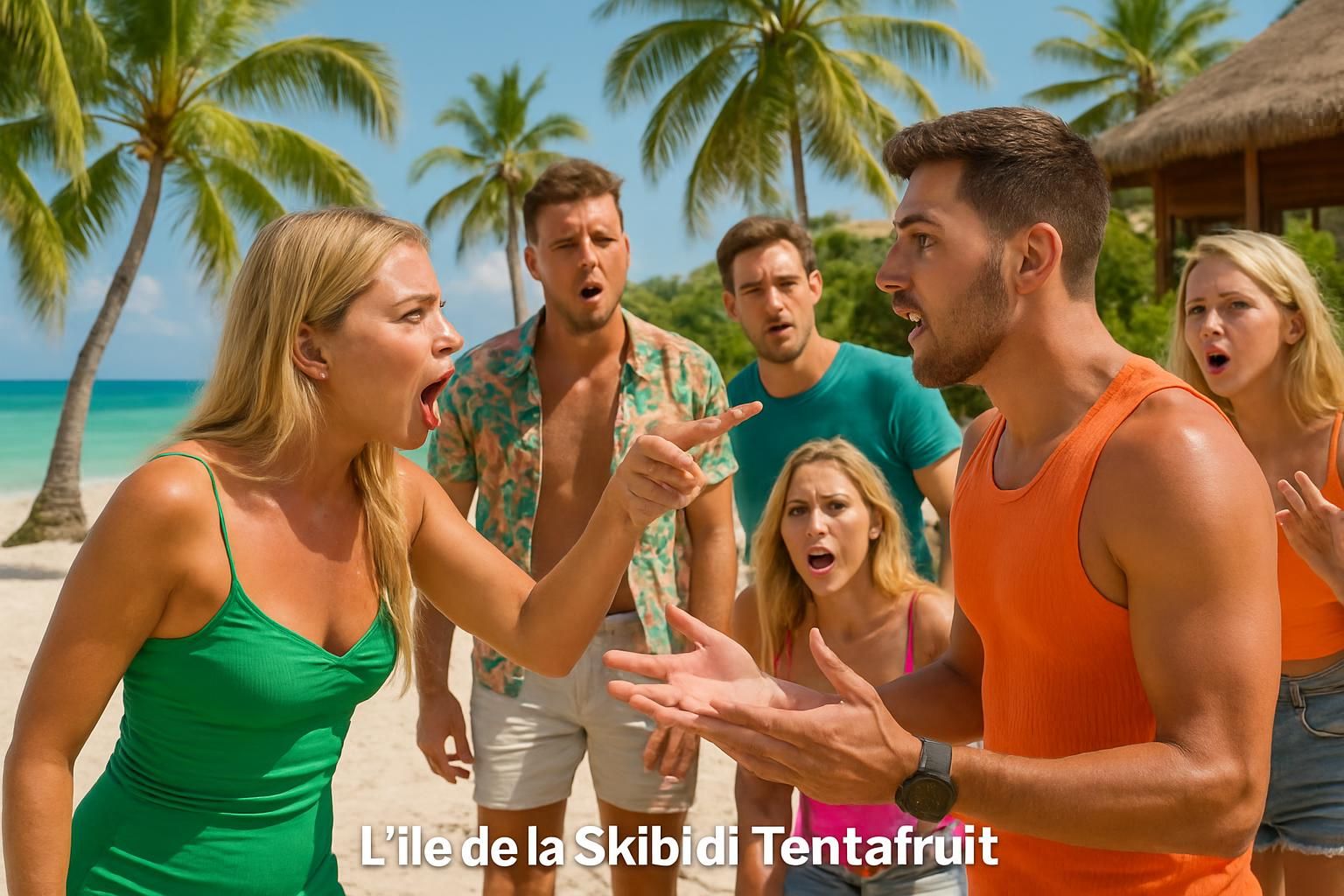 Stéréotypes, infidélité et propos sans filtre : plongée dans l’univers de la téléréalité ‘L’île de la Skibidi Tentafruit