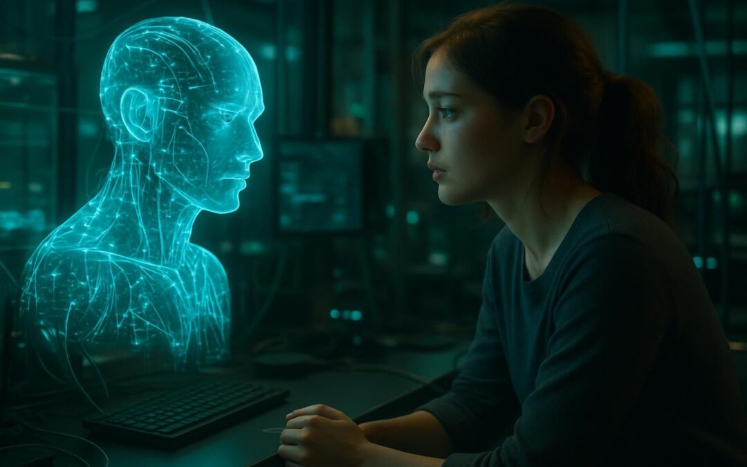 découvrez l'histoire étonnante d'une femme qui crée une intelligence artificielle inspirée de son ex après une rupture, une expérience pleine de surprises et de rebondissements inattendus.