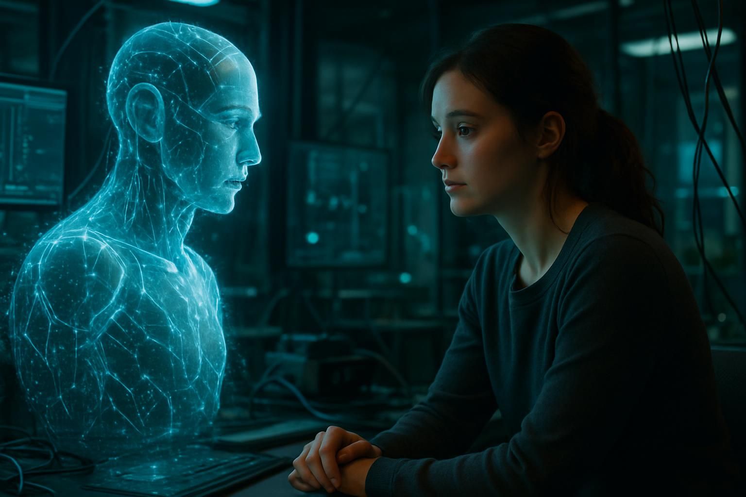après une rupture, elle crée une intelligence artificielle de son ex, une expérience surprenante qui ne se déroule pas comme prévu.