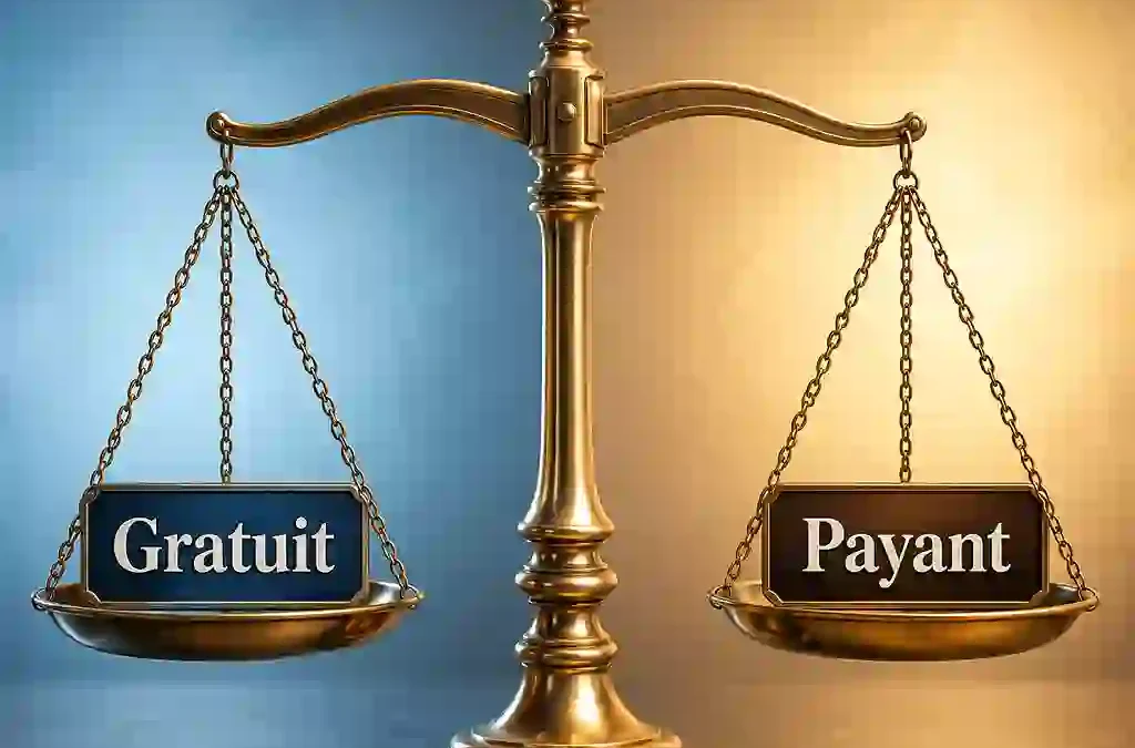 Comparaison Gratuit VS Payant