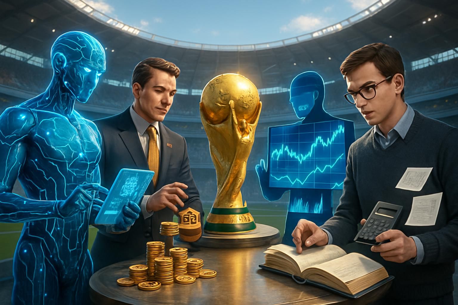 découvrez comment l'intelligence artificielle, les banques, les marchés financiers et les économistes s'affrontent pour prédire le futur champion de la coupe du monde 2026 dans une analyse inédite.