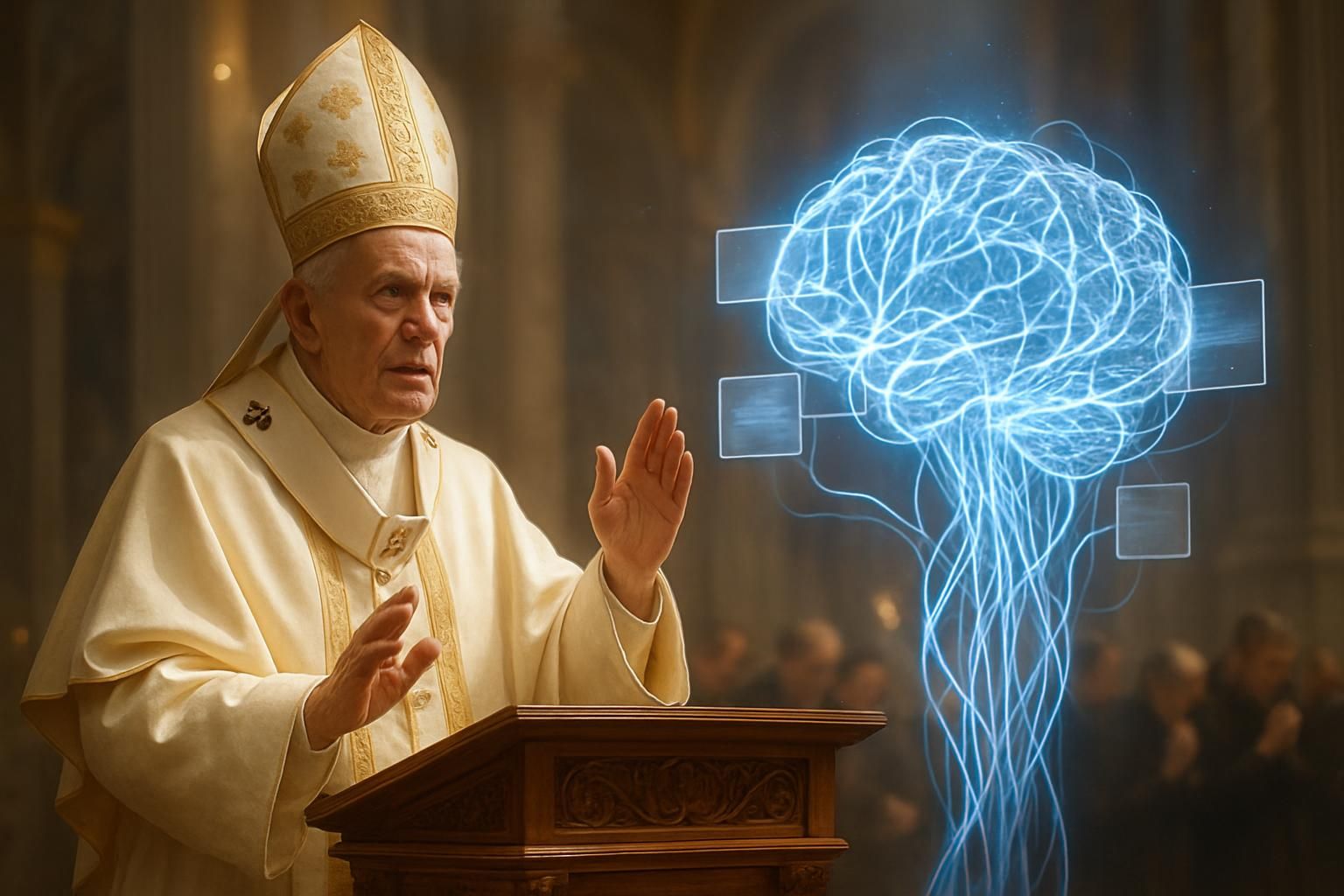découvrez l'appel historique du pape léon xiv dans sa première encyclique, où il encourage à désarmer l'intelligence artificielle afin de protéger l'avenir de l'humanité.