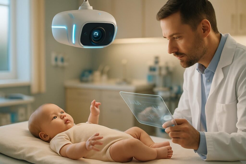 découvrez comment une caméra intelligente dotée d’intelligence artificielle pourrait transformer le diagnostic précoce des troubles moteurs chez le nourrisson, améliorant ainsi la prise en charge et le suivi médical.