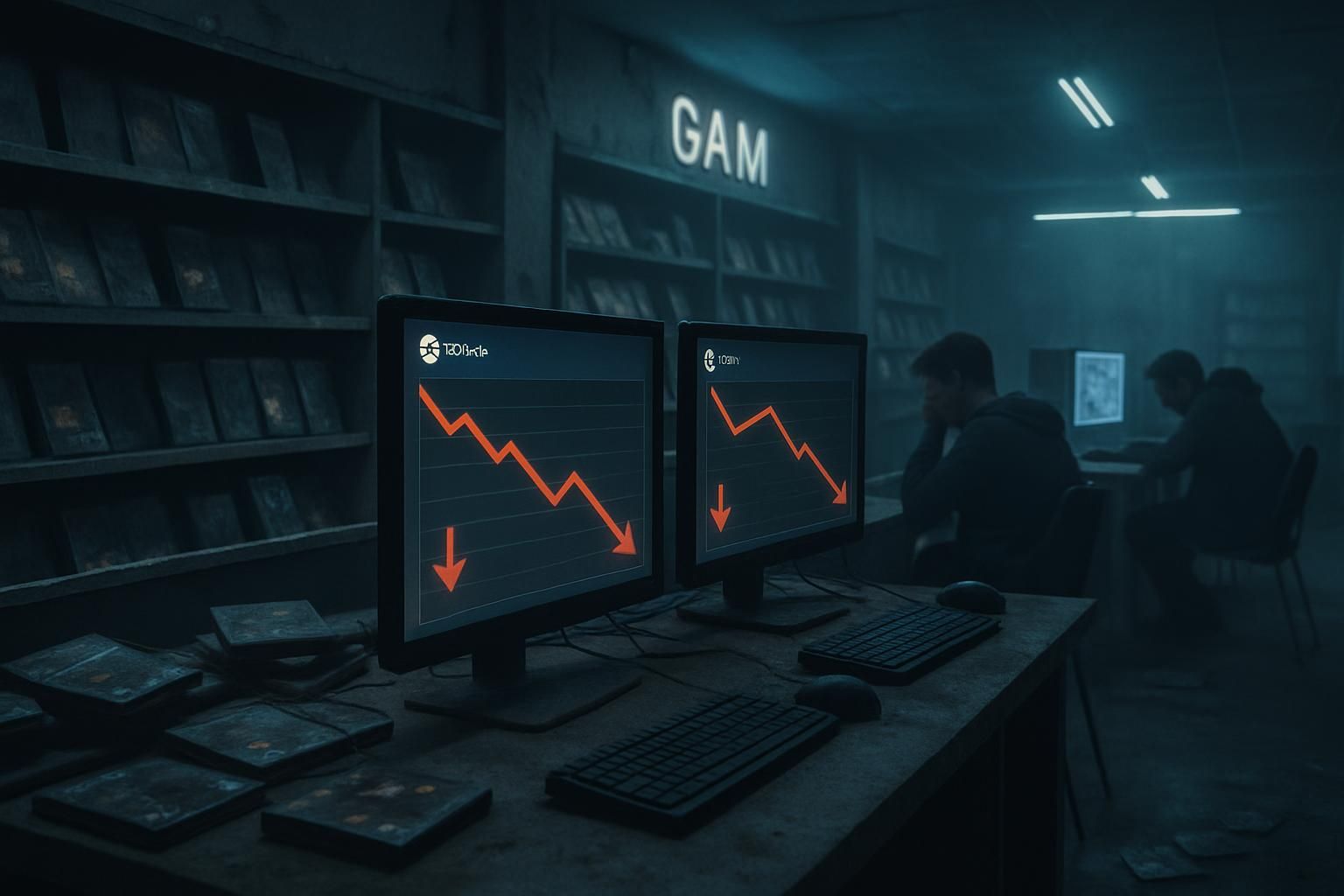 découvrez comment l'intelligence artificielle provoque un déclin drastique des ventes sur steam, avec une chute pouvant atteindre 60%, bouleversant l'industrie du jeu vidéo.