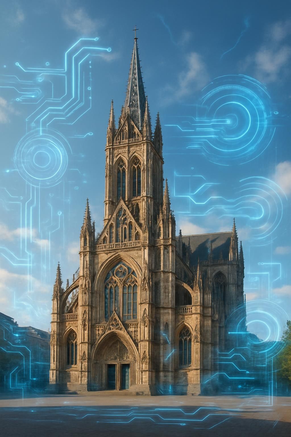 découvrez comment l'intelligence artificielle redonne vie à la cathédrale saint-lambert grâce à un projet innovant présenté par rtbf actus.