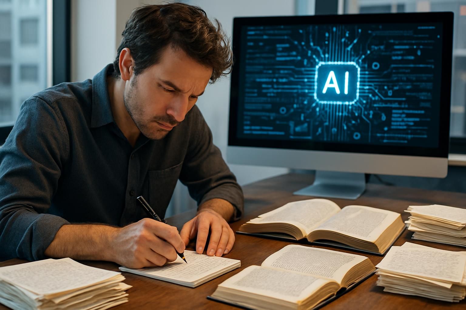 explorez comment l'utilisation croissante de l'intelligence artificielle pourrait menacer la richesse et la diversité de la langue utilisée par les journalistes.
