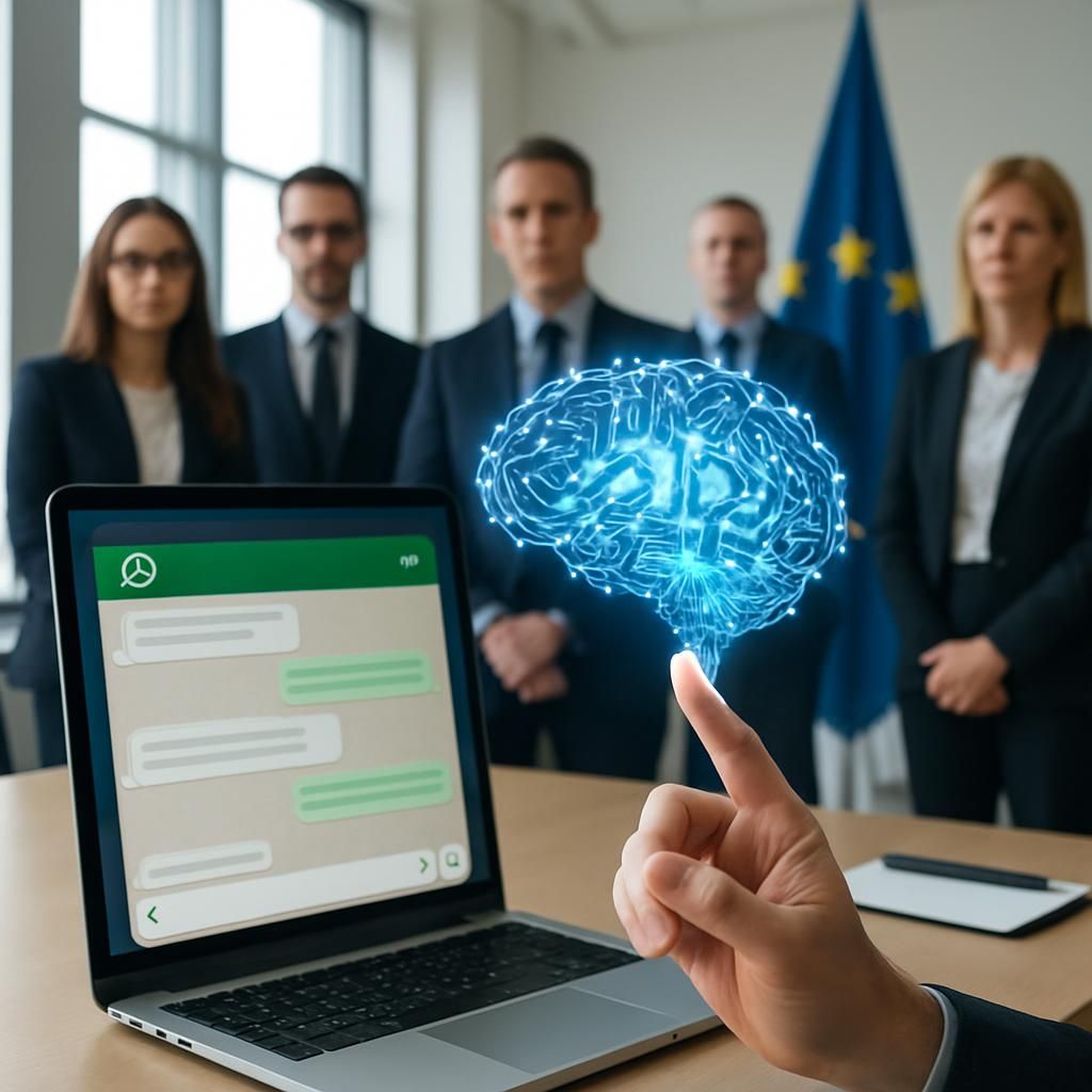la commission européenne envisage d'ouvrir whatsapp aux intelligences artificielles tierces, promettant une nouvelle ère d'intégration et d'innovation pour la messagerie meta.