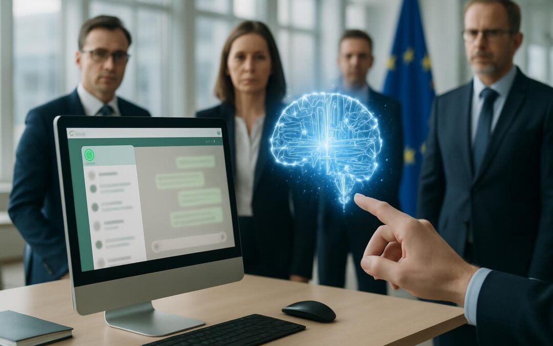 la commission européenne examine la possibilité d'ouvrir whatsapp aux intelligences artificielles tierces, marquant un tournant pour la messagerie meta.