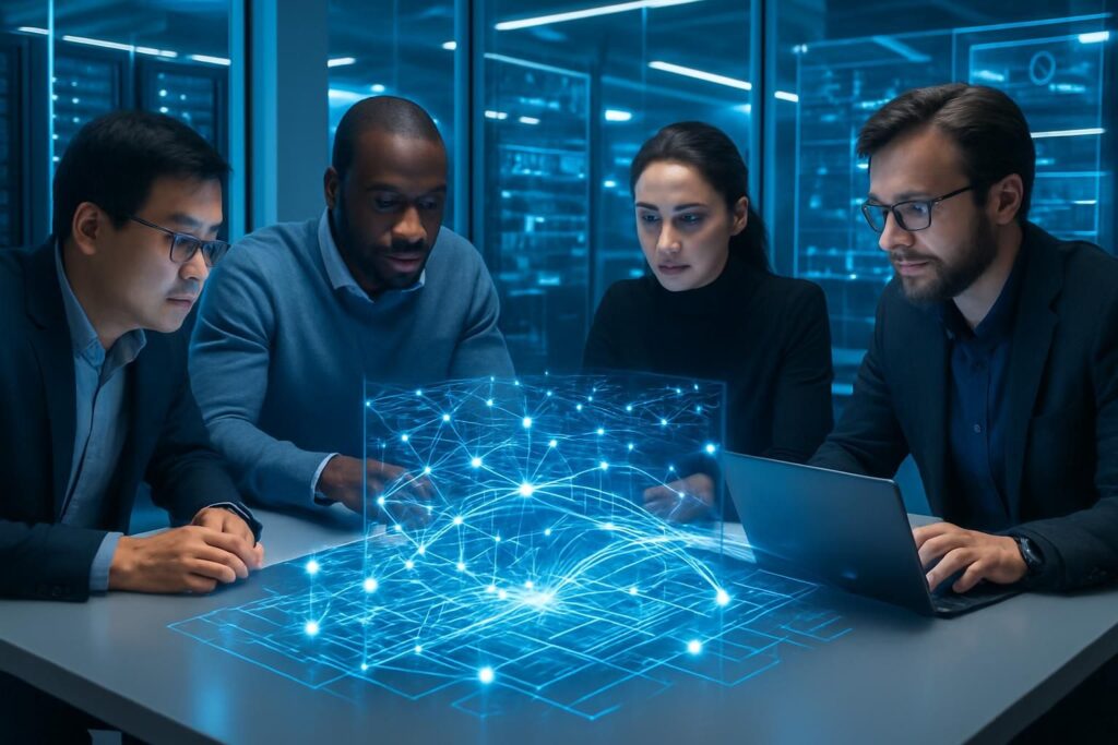 découvrez notre alliance stratégique dédiée à la conception de réseaux ultra-rapides, propulsant l'innovation technologique vers une nouvelle génération de connectivité.