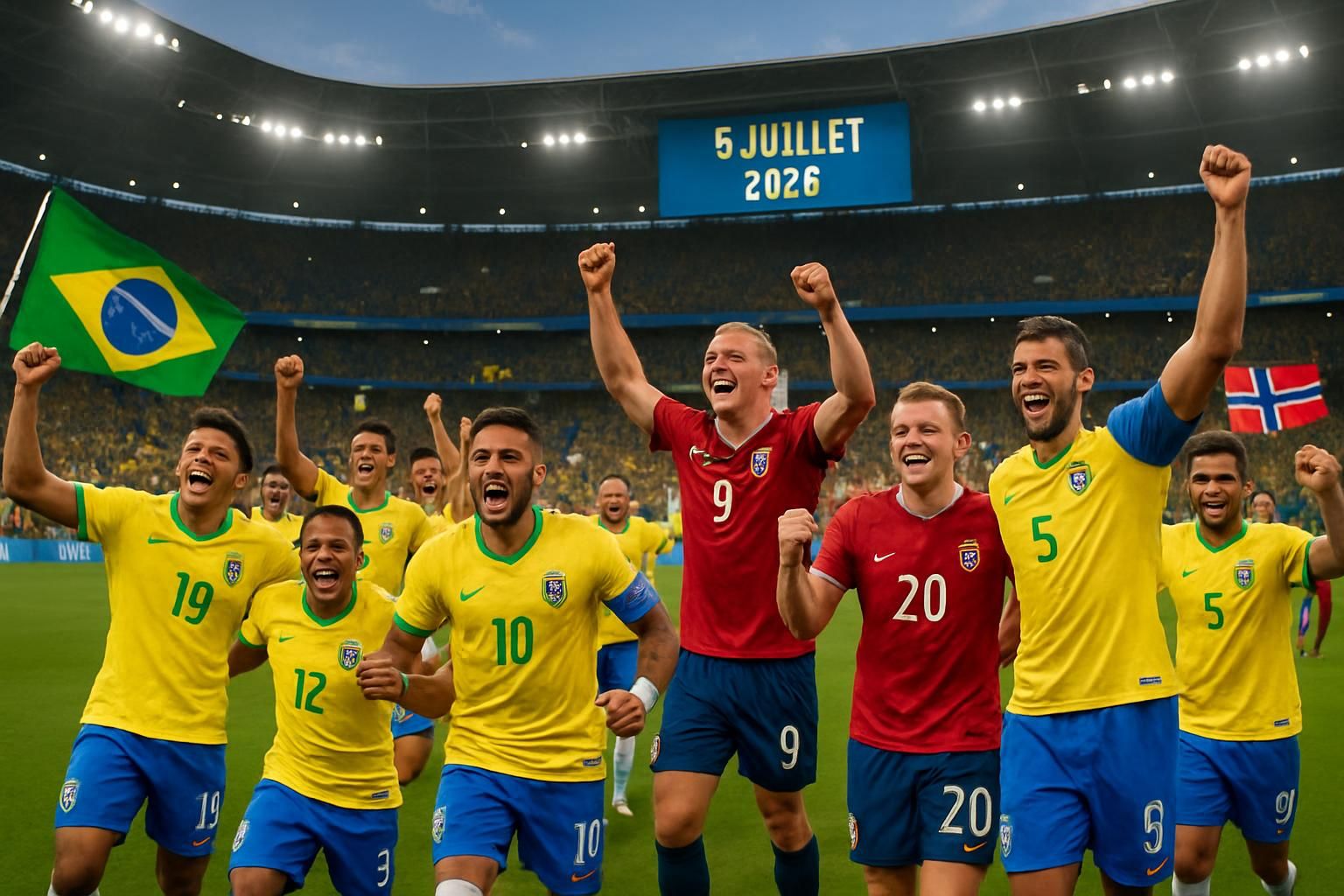 découvrez les audiences du 5 juillet 2026 où le brésil et la norvège triomphent face à « plancha ». analyse et chiffres exclusifs sur stars actu.