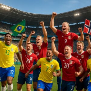 découvrez les audiences du 5 juillet 2026 avec les victoires impressionnantes du brésil et de la norvège contre « plancha » sur stars actu. analyse complète et réactions.