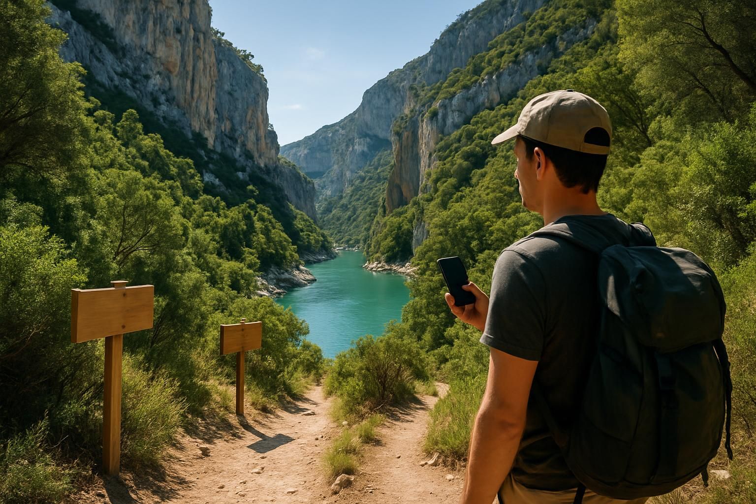 dans le var, le parc du verdon met en garde contre les dangers potentiels de l'intelligence artificielle et conseille de bien s'informer avant toute utilisation.