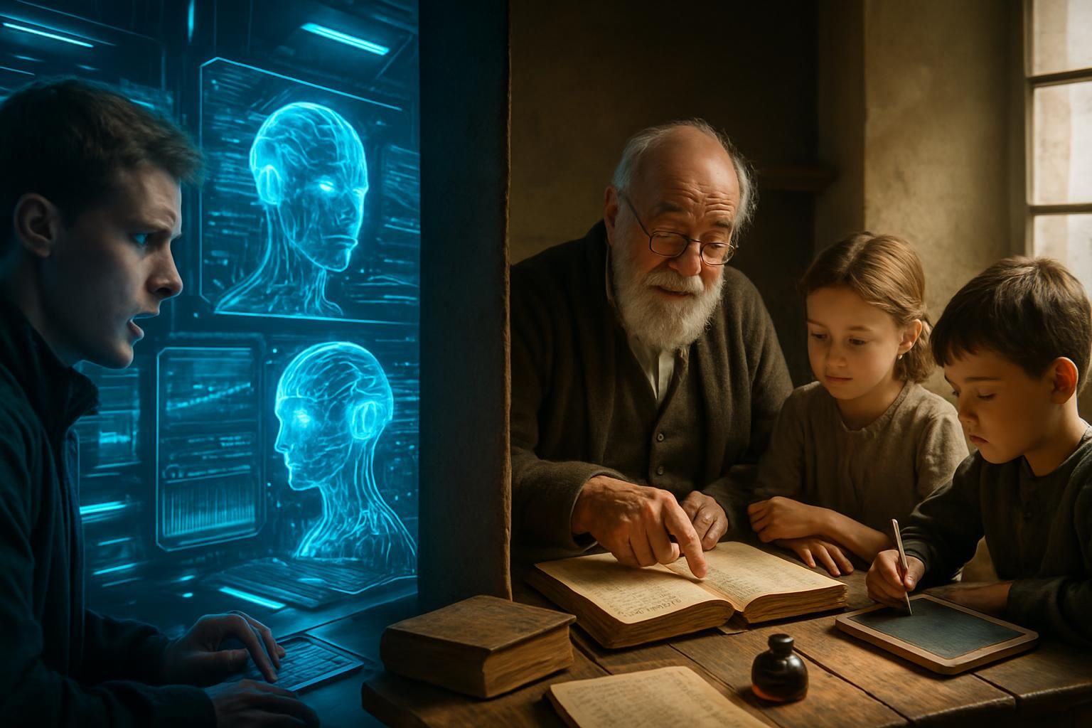 découvrez comment la rapidité des progrès en intelligence artificielle ralentit notre capacité d'apprentissage et pourquoi un retour aux méthodes traditionnelles devient nécessaire pour mieux assimiler les connaissances.