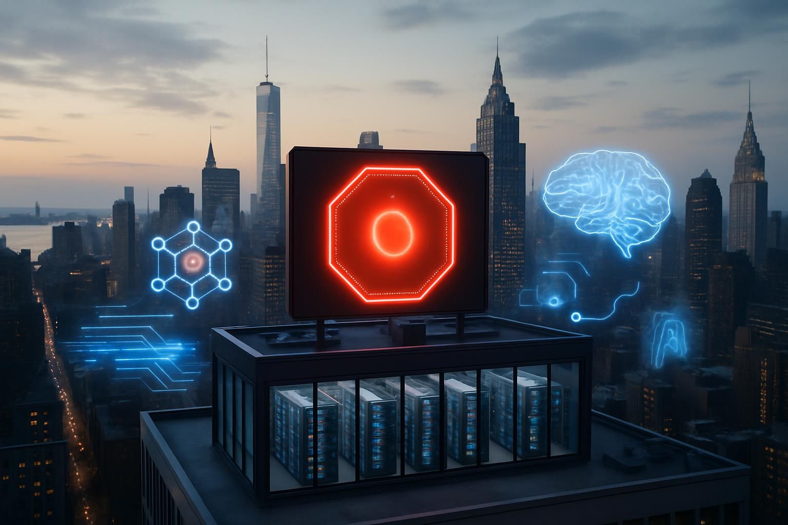 new york est devenu le premier état américain à suspendre l'octroi des permis pour les centres de données en réponse à la croissance rapide de l'intelligence artificielle.