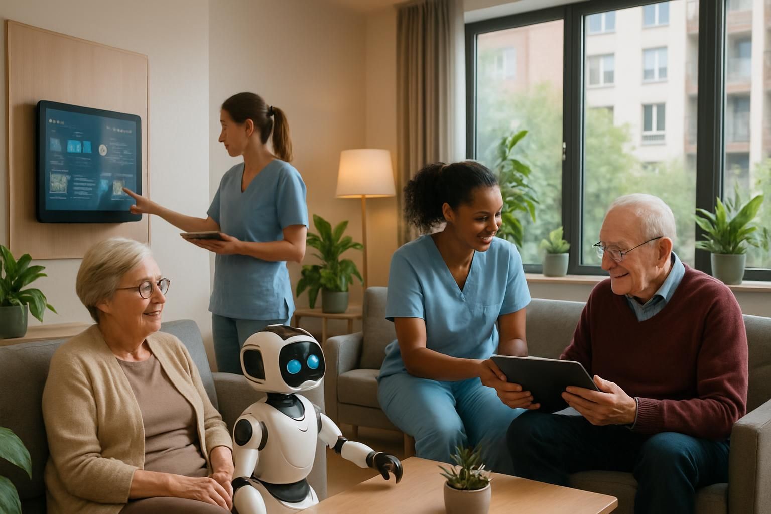 découvrez comment l'intelligence artificielle transforme la vie quotidienne à la résidence lennox à ottignies-lln, grâce à des innovations présentées par rtbf actus.