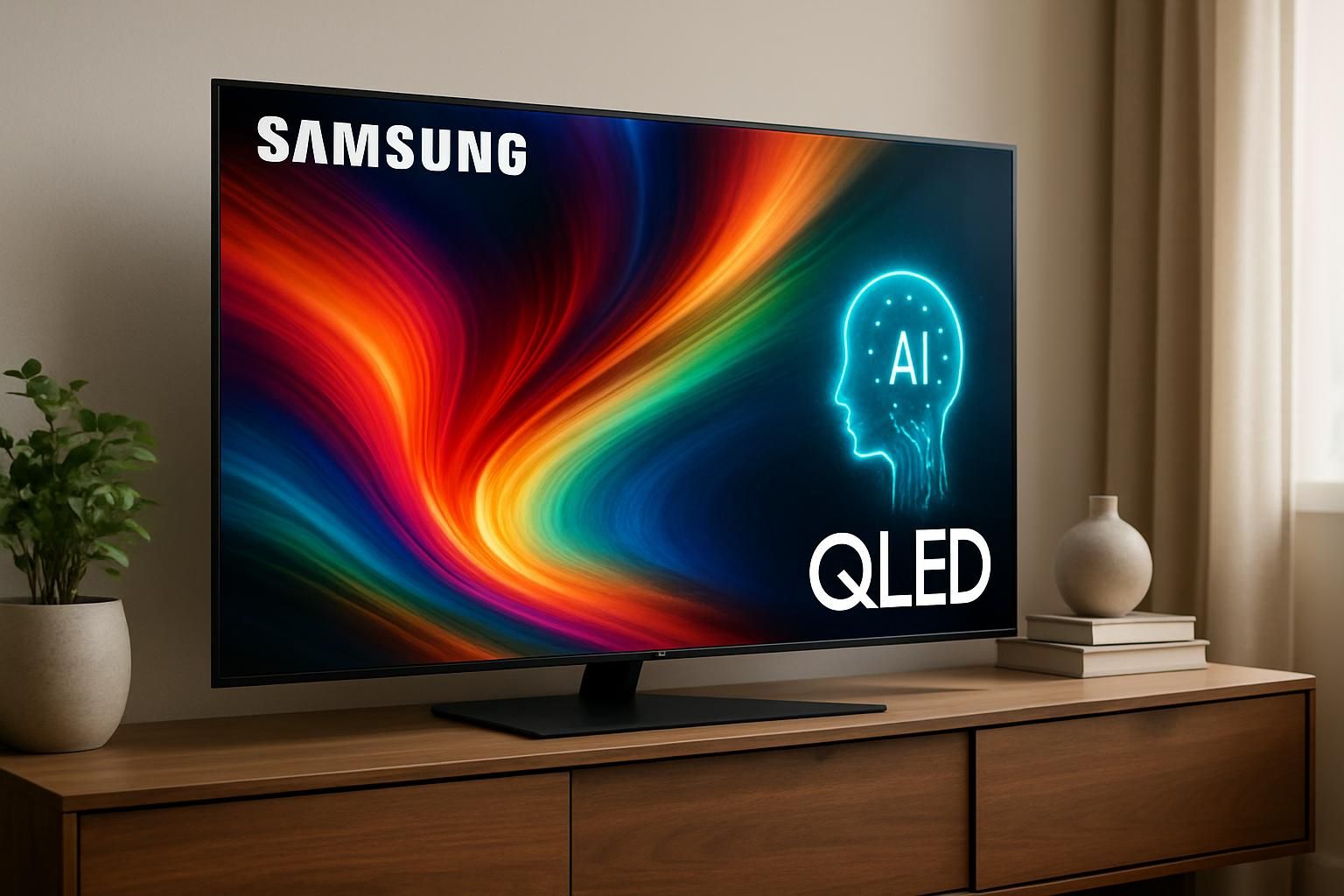 découvrez le samsung qled 55 pouces avec intelligence artificielle à seulement 349 €. profitez d'une qualité d'image exceptionnelle et d'une offre exclusive à ne pas manquer !