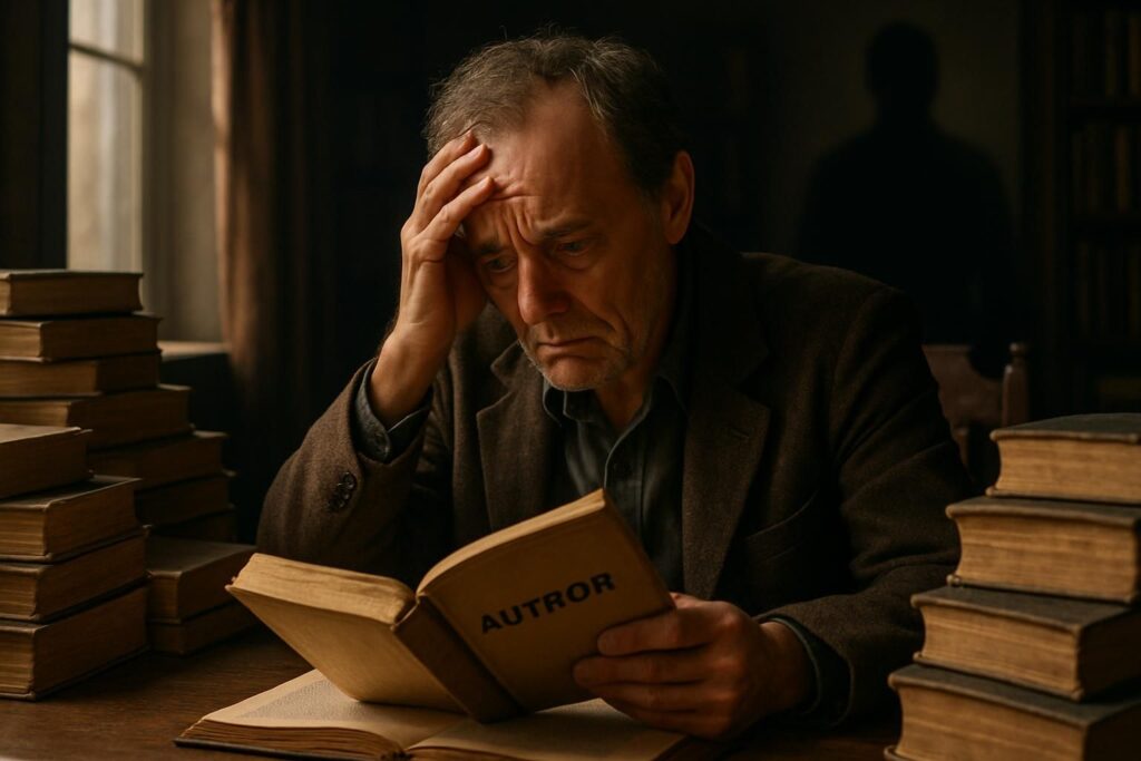 découvrez l'histoire troublante d'un écrivain victime d'usurpation d'identité, dont le nom a été utilisé à tort pour un livre qu'il n'a jamais écrit.