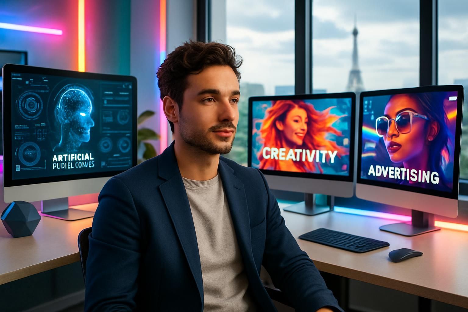 découvrez comment un créatif francilien révolutionne la publicité en stimulant la créativité grâce à des campagnes innovantes conçues par intelligence artificielle.